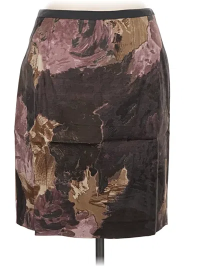 Ann Taylor Loft Casual Skirt In Brown