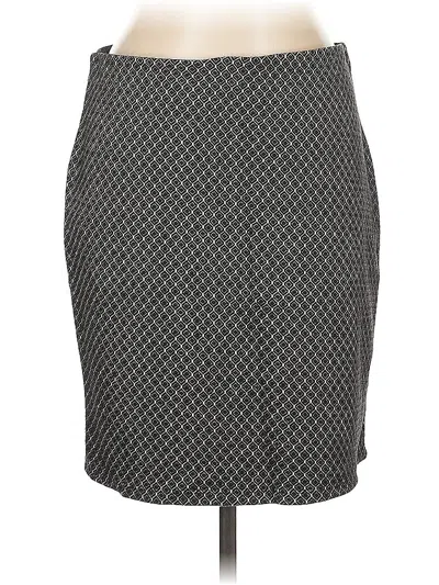 Pre-owned Ann Taylor Loft Casual Skirt In Gray
