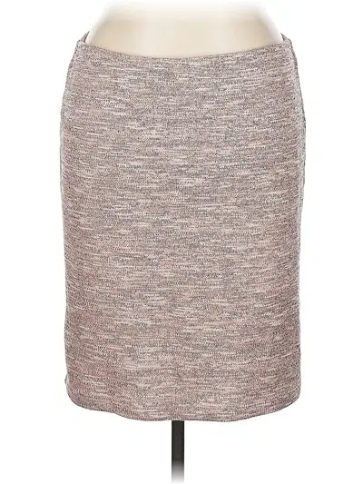 Pre-owned Ann Taylor Loft Casual Skirt In Gray