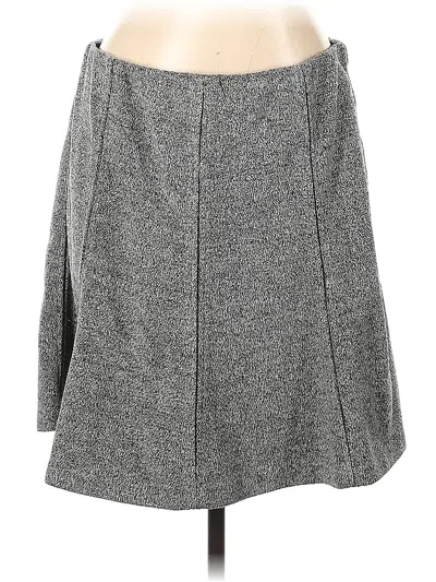 Pre-owned Ann Taylor Loft Casual Skirt In Gray