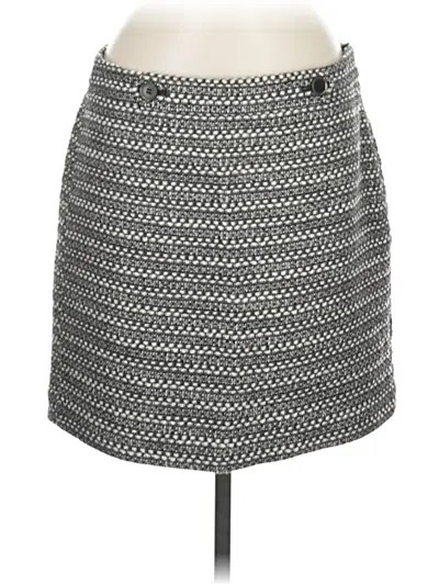 Pre-owned Ann Taylor Loft Casual Skirt In Gray