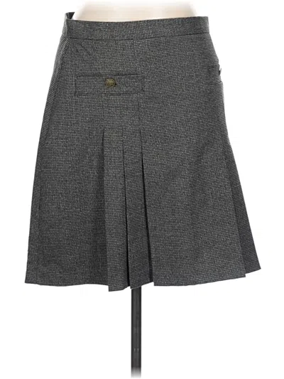 Ann Taylor Loft Casual Skirt In Gray