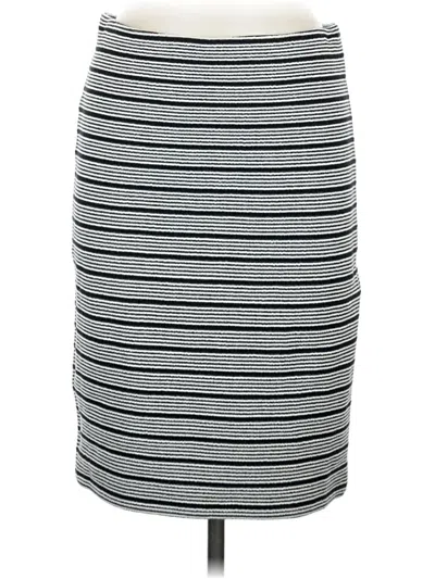 Ann Taylor Loft Casual Skirt In Gray