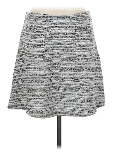 Pre-owned Ann Taylor Loft Casual Skirt In Gray