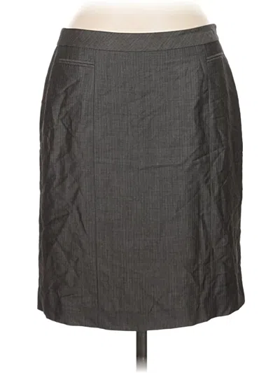 Pre-owned Ann Taylor Loft Casual Skirt In Gray