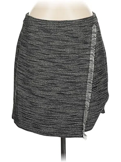 Pre-owned Ann Taylor Loft Casual Skirt In Gray