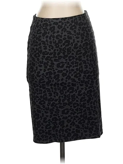 Pre-owned Ann Taylor Loft Casual Skirt In Gray