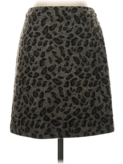 Pre-owned Ann Taylor Loft Casual Skirt In Gray