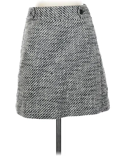 Pre-owned Ann Taylor Loft Casual Skirt In Gray