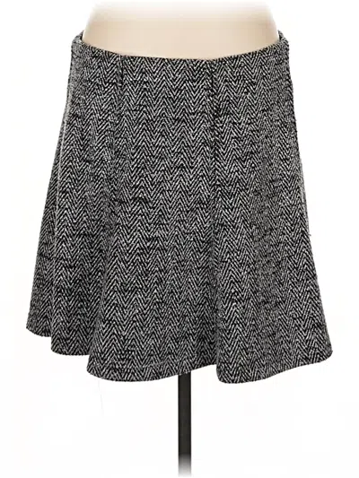 Pre-owned Ann Taylor Loft Casual Skirt In Gray