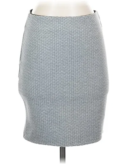Ann Taylor Loft Casual Skirt In Gray