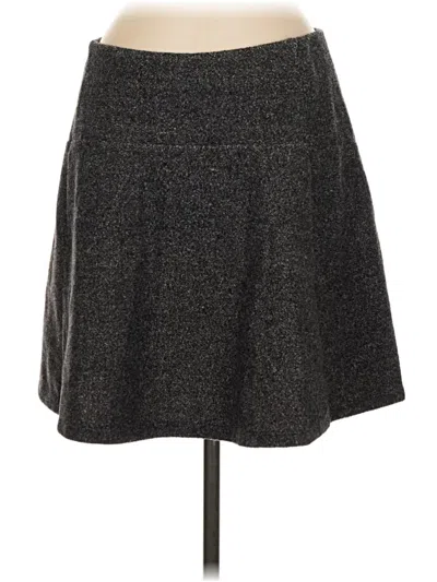 Ann Taylor Loft Casual Skirt In Gray