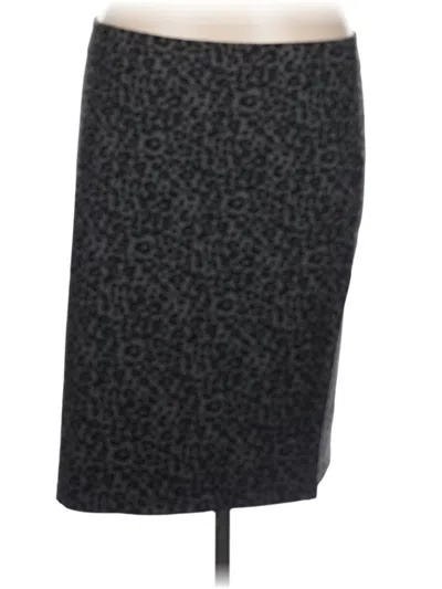 Pre-owned Ann Taylor Loft Casual Skirt In Gray