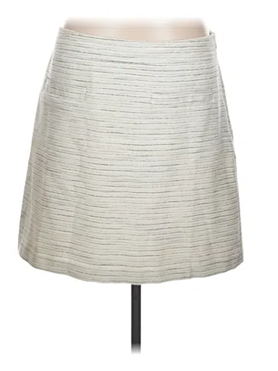 Pre-owned Ann Taylor Loft Casual Skirt In Gray