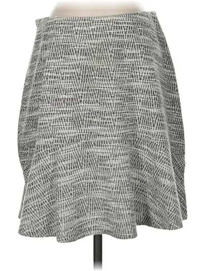 Pre-owned Ann Taylor Loft Casual Skirt In Gray
