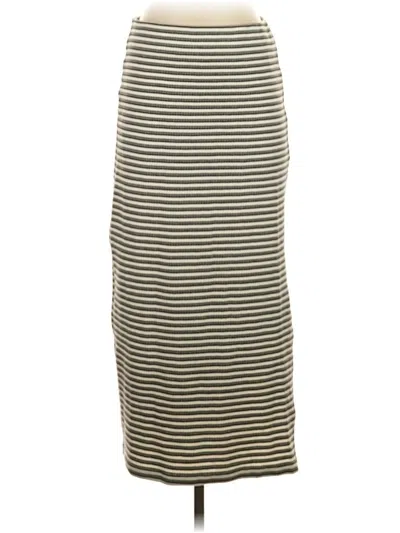 Ann Taylor Loft Casual Skirt In Gray