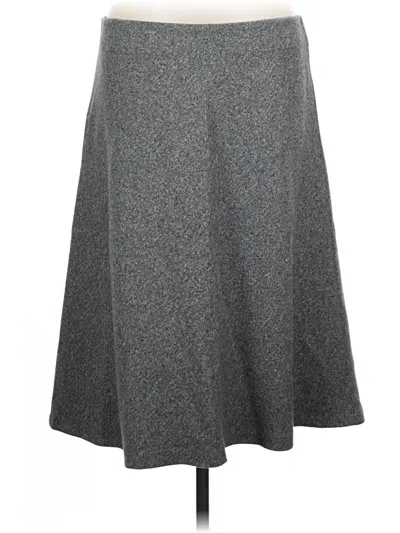 Pre-owned Ann Taylor Loft Casual Skirt In Gray