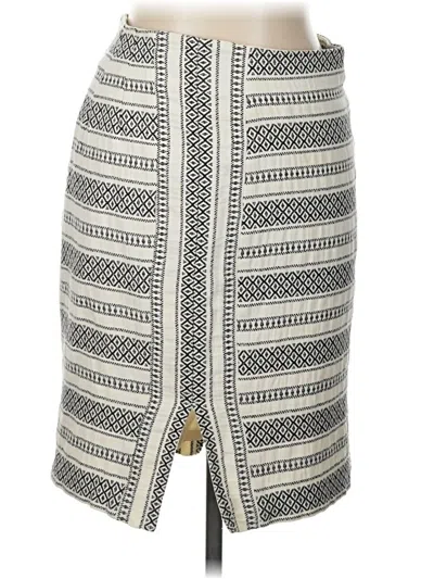 Pre-owned Ann Taylor Loft Casual Skirt In Gray