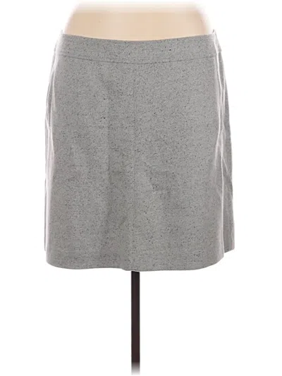 Ann Taylor Loft Casual Skirt In Gray