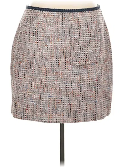 Ann Taylor Loft Casual Skirt In Gray