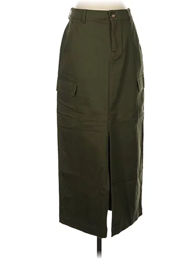 Ann Taylor Loft Casual Skirt In Green