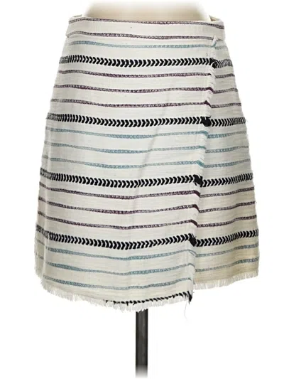 Pre-owned Ann Taylor Loft Casual Skirt In Ivory