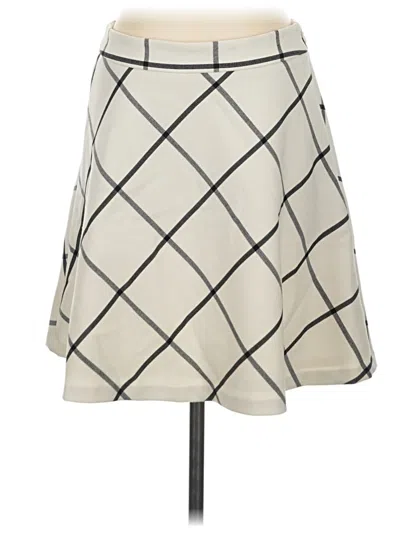Pre-owned Ann Taylor Loft Casual Skirt In Ivory