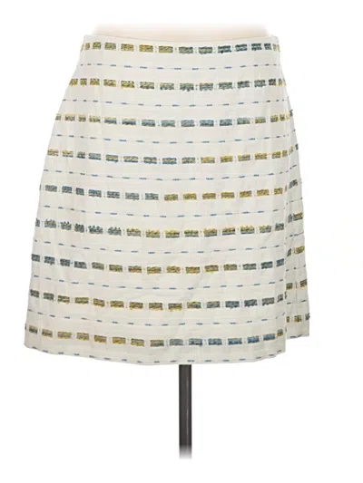 Pre-owned Ann Taylor Loft Casual Skirt In Ivory