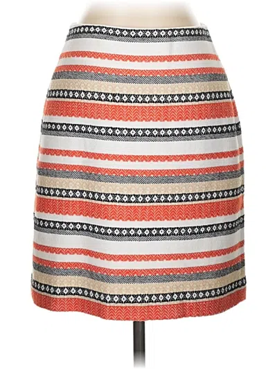 Pre-owned Ann Taylor Loft Casual Skirt In Orange