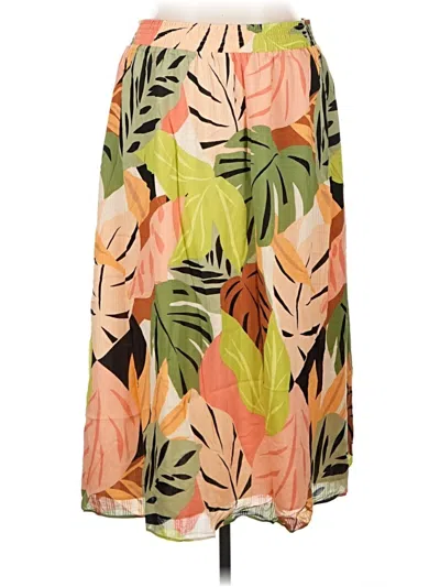Pre-owned Ann Taylor Loft Casual Skirt In Orange