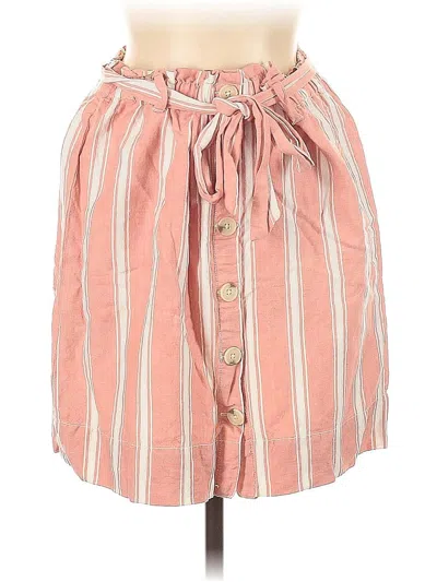 Pre-owned Ann Taylor Loft Casual Skirt In Pink