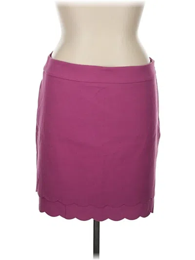 Ann Taylor Loft Casual Skirt In Purple