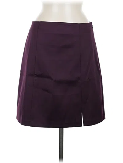 Ann Taylor Loft Casual Skirt In Purple