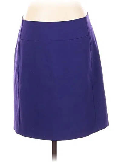 Pre-owned Ann Taylor Loft Casual Skirt In Purple