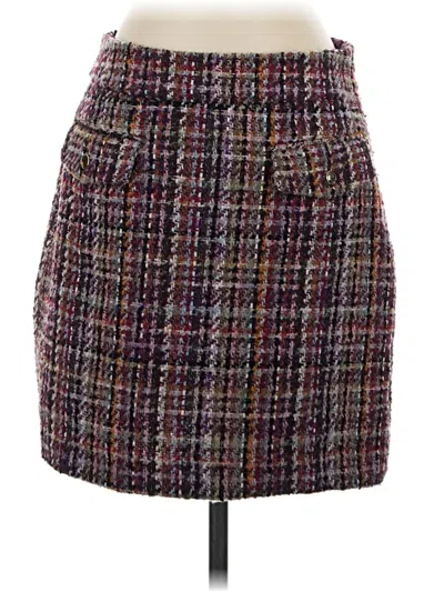 Pre-owned Ann Taylor Loft Casual Skirt In Purple