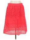 Ann Taylor Loft Casual Skirt In Red
