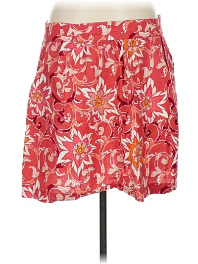 Pre-owned Ann Taylor Loft Casual Skirt In Red