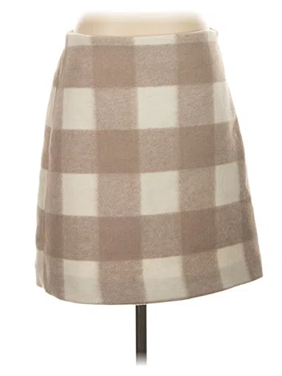 Pre-owned Ann Taylor Loft Casual Skirt In Tan