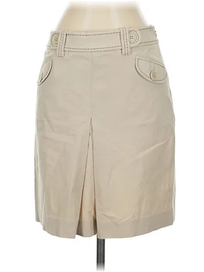 Pre-owned Ann Taylor Loft Casual Skirt In Tan