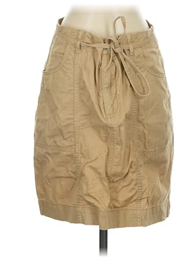 Pre-owned Ann Taylor Loft Casual Skirt In Tan
