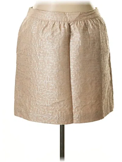 Pre-owned Ann Taylor Loft Casual Skirt In Tan