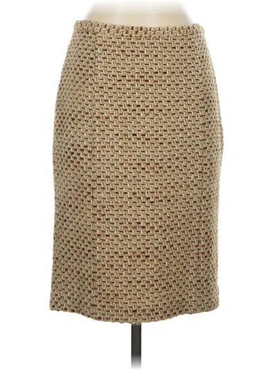 Pre-owned Ann Taylor Loft Casual Skirt In Tan