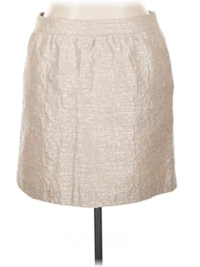 Pre-owned Ann Taylor Loft Casual Skirt In Tan