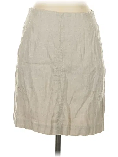 Pre-owned Ann Taylor Loft Casual Skirt In Tan