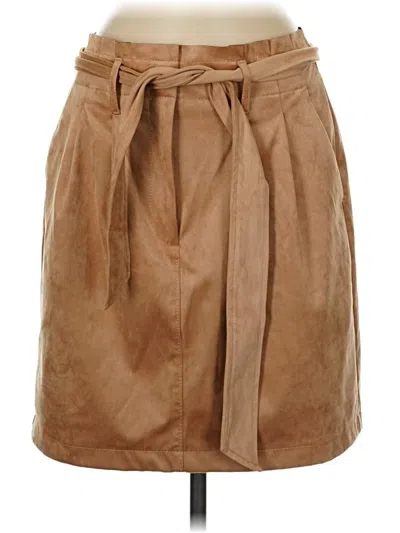 Pre-owned Ann Taylor Loft Casual Skirt In Tan