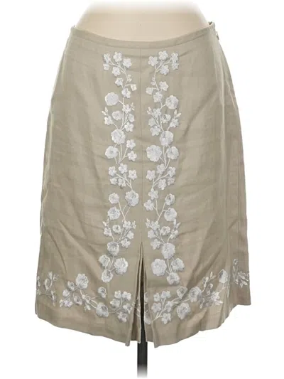 Pre-owned Ann Taylor Loft Casual Skirt In Tan