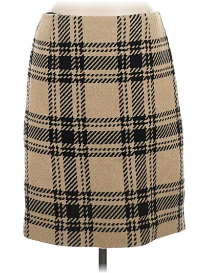 Pre-owned Ann Taylor Loft Casual Skirt In Tan