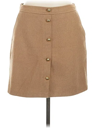 Pre-owned Ann Taylor Loft Casual Skirt In Tan