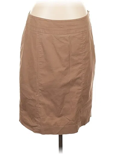 Pre-owned Ann Taylor Loft Casual Skirt In Tan