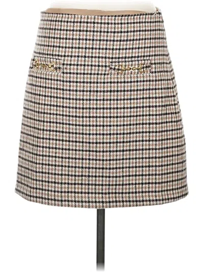 Pre-owned Ann Taylor Loft Casual Skirt In Tan